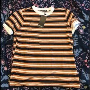 Brand New with Tags Striped Crew Neck T-Shirt